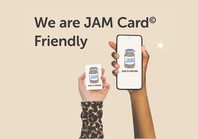 We are JAM Card Friendly